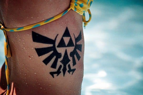 Zelda triforce tattoo design, idea 21