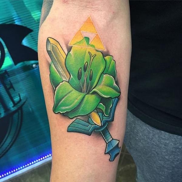 Zelda triforce tattoo design, idea 22