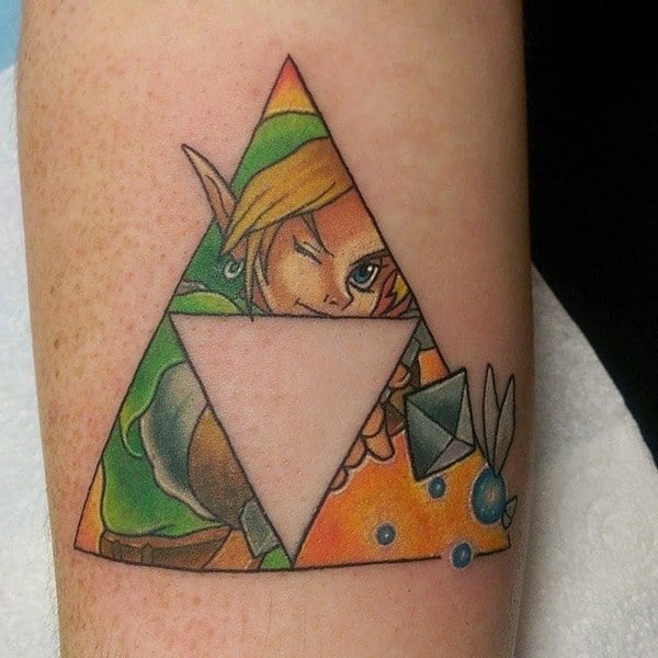 Zelda triforce tattoo design, idea 26