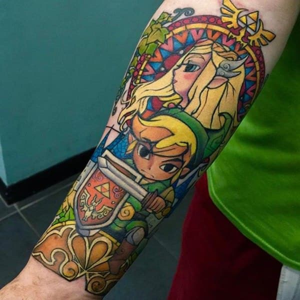 Zelda triforce tattoo design, idea 35