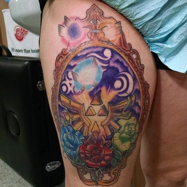 Zelda triforce tattoo design, idea 41