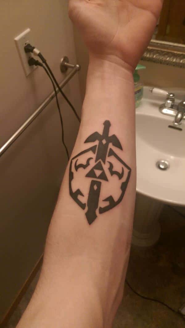 Zelda triforce tattoo design, idea 42
