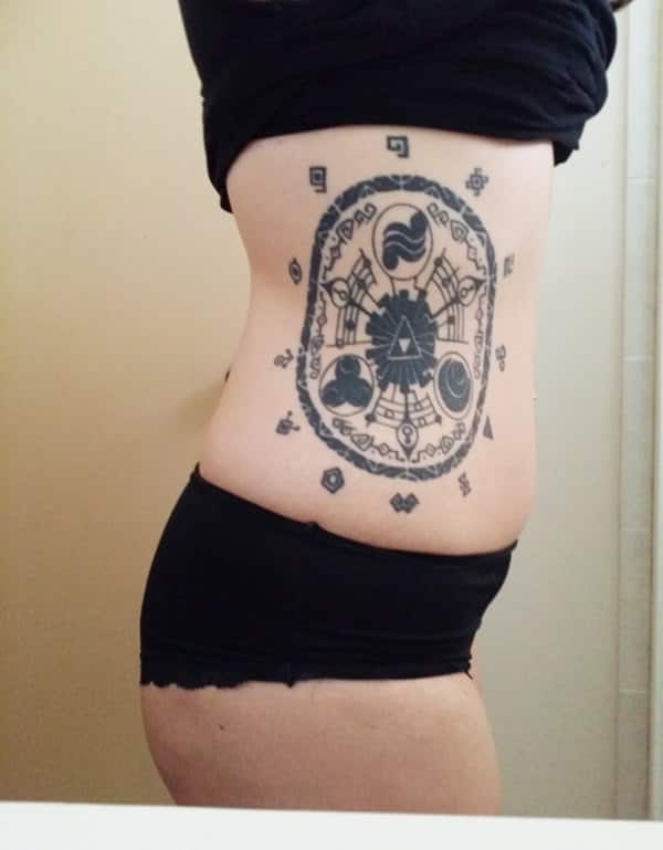 Zelda triforce tattoo design, idea 45