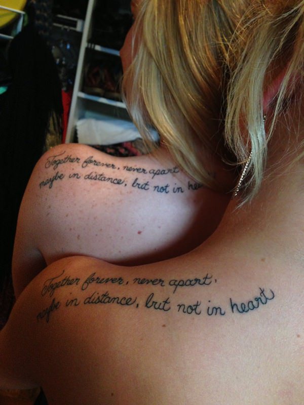 Best friend tattoos design, idea 89