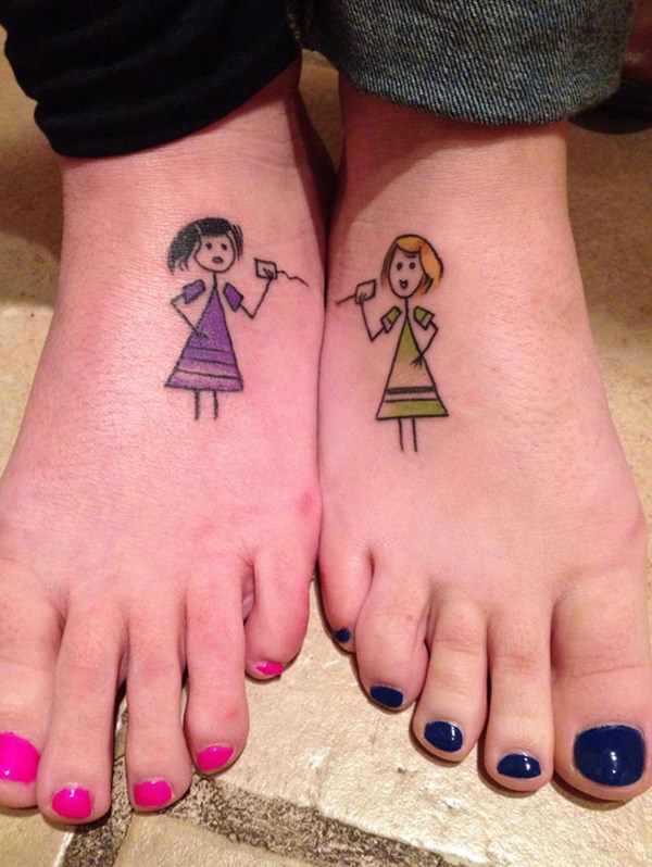 Best friend tattoos design, idea 79