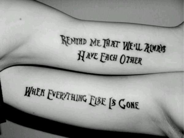 Best friend tattoos design, idea 90
