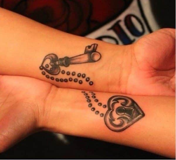 King and queen tattoos design, idea 13
