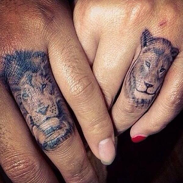 King and queen tattoos design, idea 14