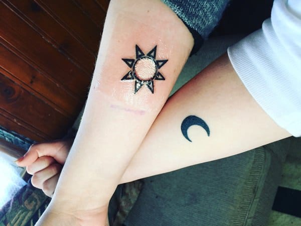 Best friend tattoos design, idea 7