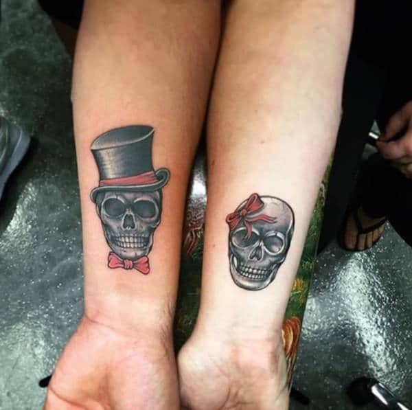 King and queen tattoos design, idea 15