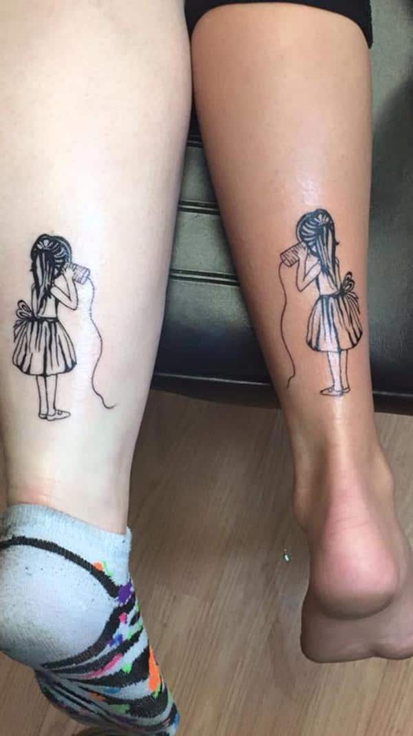 Best friend tattoos design, idea 24