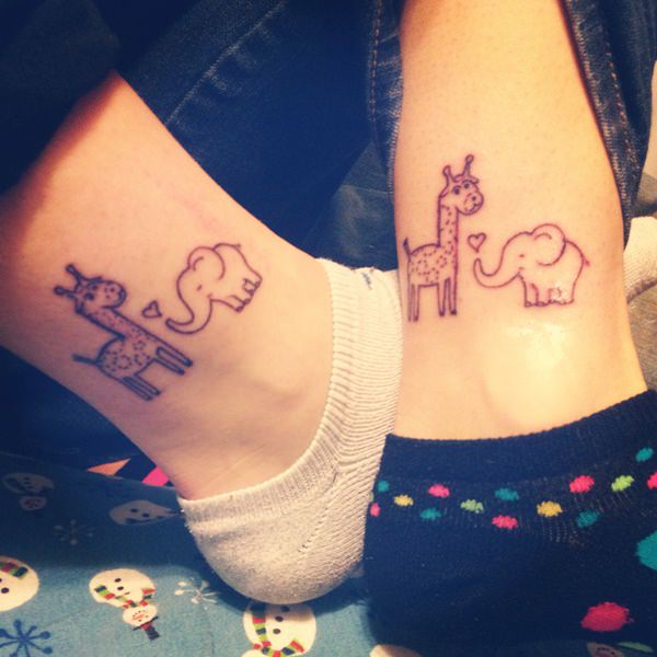 Best friend tattoos design, idea 32