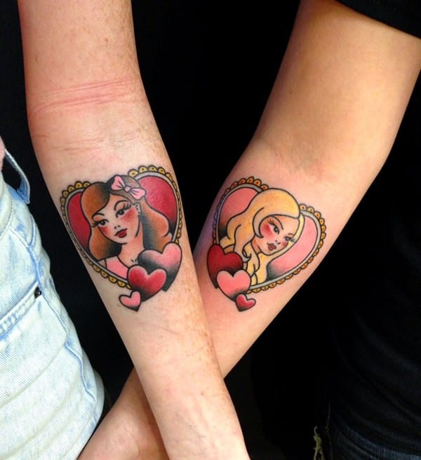Best friend tattoos design, idea 40