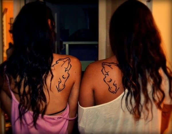 Best friend tattoos design, idea 47