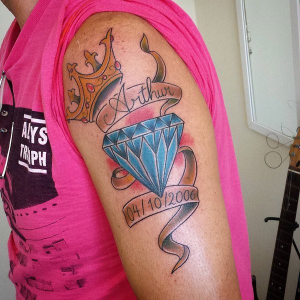 King and queen tattoos design, idea 20