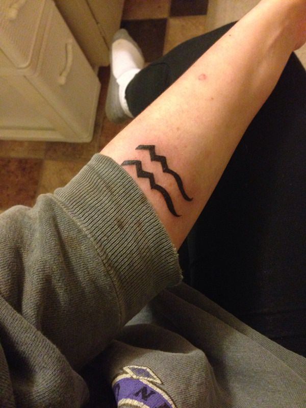 Aquarius tattoos design, idea 7