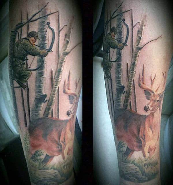 Hunting tattoos design, idea 19