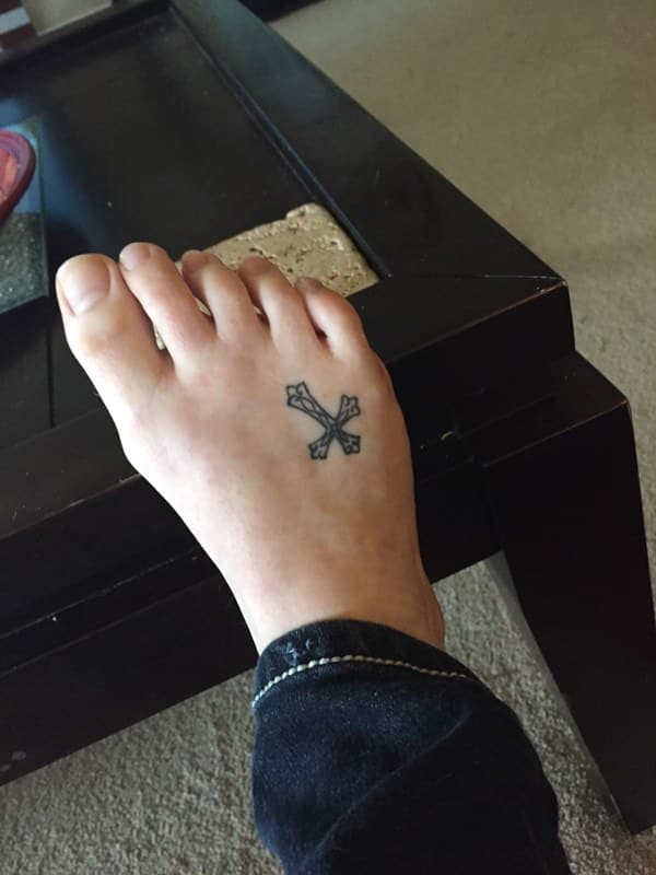 Cross tattoo design, idea 31