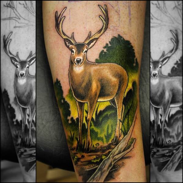 Hunting tattoos design, idea 8