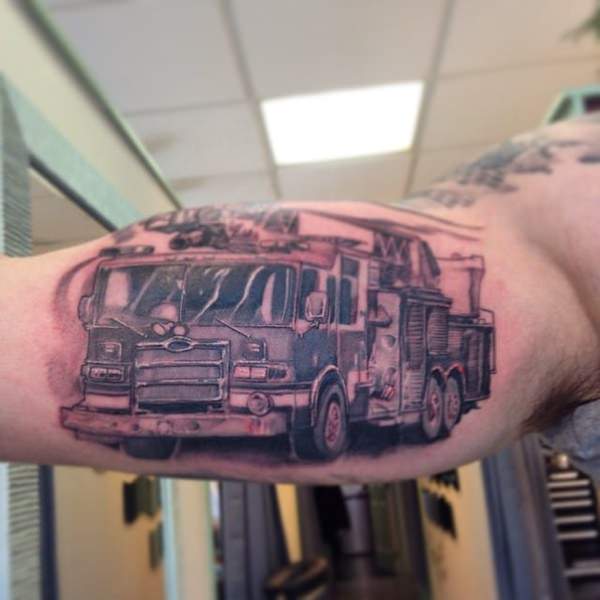 Firefighter tattoos design, idea 25
