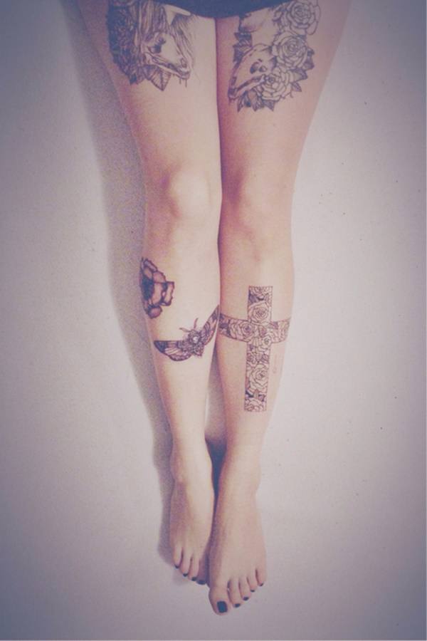 Cross tattoo design, idea 44