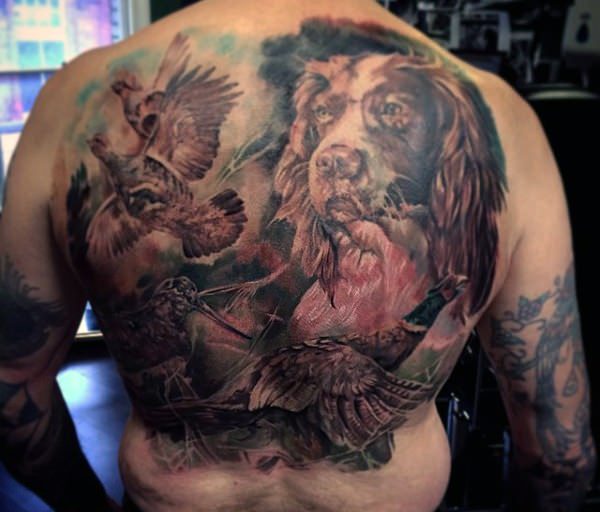 Hunting tattoos design, idea 22