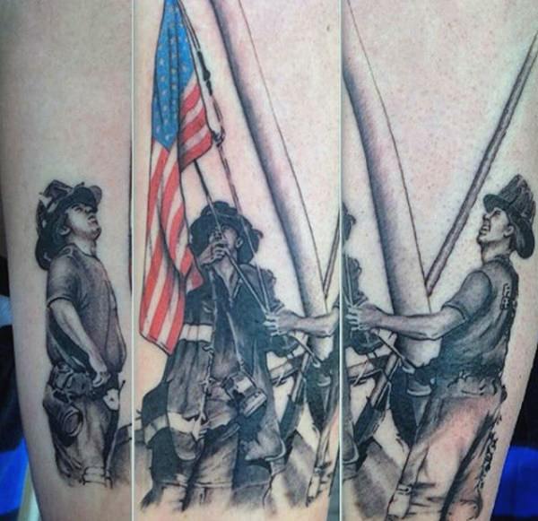 Firefighter tattoos design, idea 28