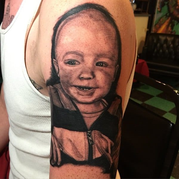 Baby tattoo designs for mom design, idea 22