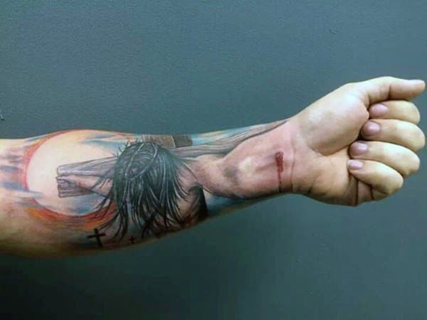 Cross tattoo design, idea 49