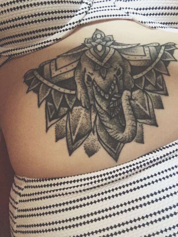 Sternum tattoos design, idea 34