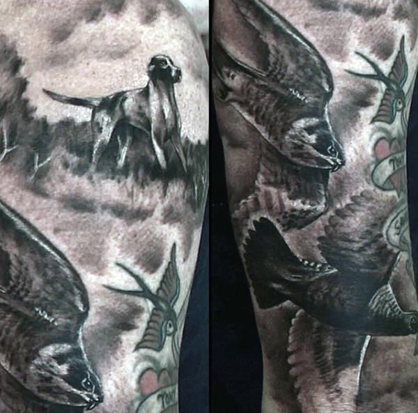 Hunting tattoos design, idea 27