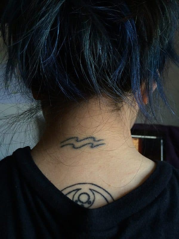 Aquarius tattoos design, idea 8