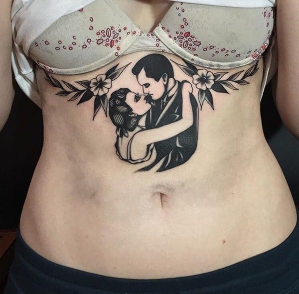 Sternum tattoos design, idea 35