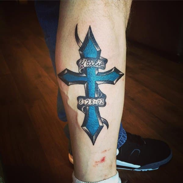 Cross tattoo design, idea 52
