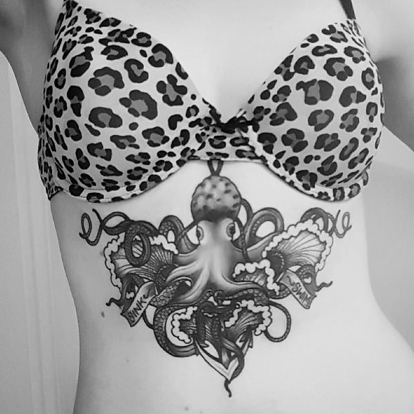 Sternum tattoos design, idea 36