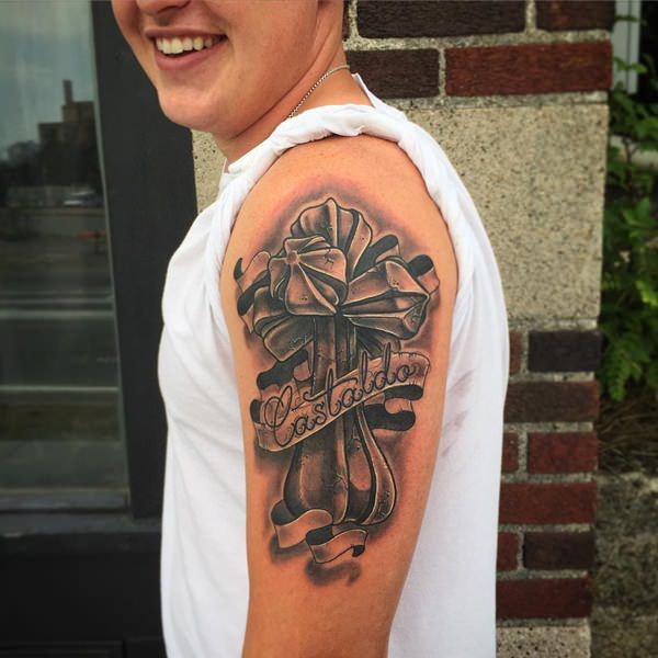 Cross tattoo design, idea 56