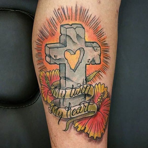 Cross tattoo design, idea 58