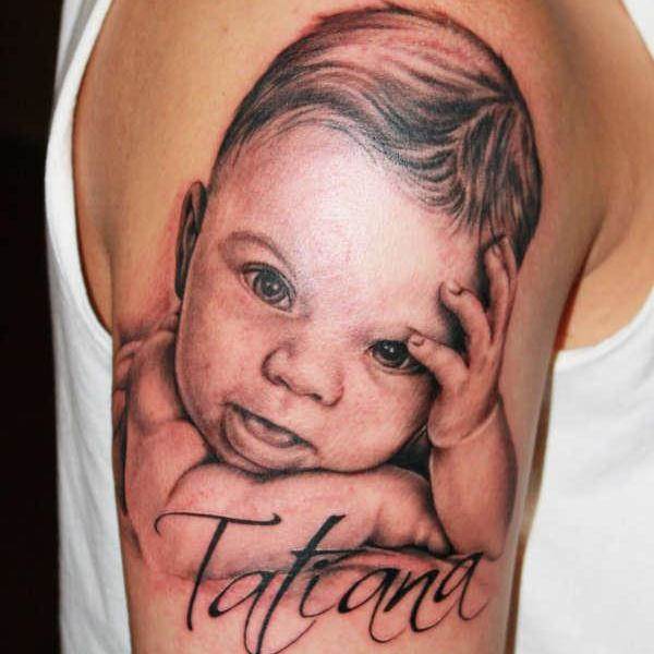 Baby tattoo designs for mom design, idea 34