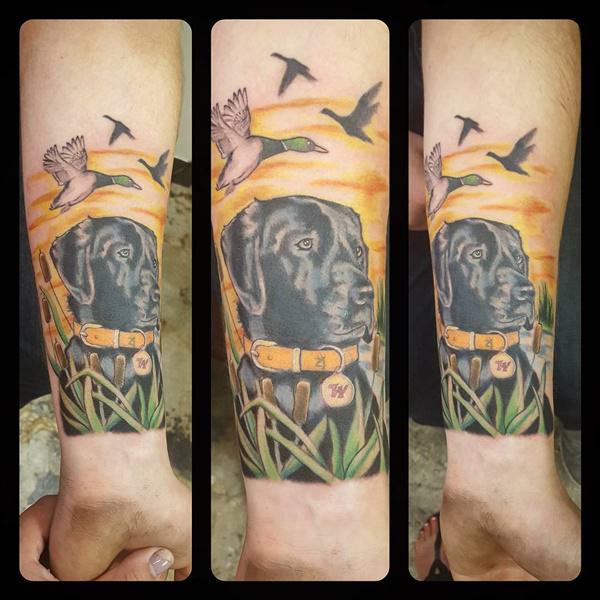 Hunting tattoos design, idea 37