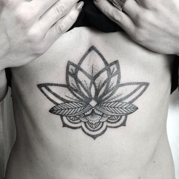 Sternum tattoos design, idea 43