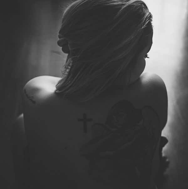 Cross tattoo design, idea 33