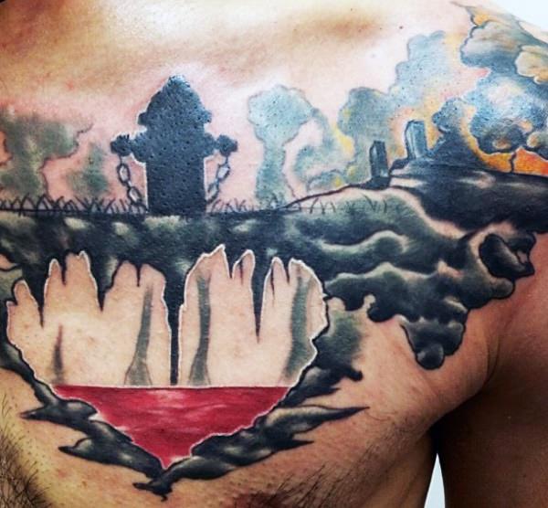 Firefighter tattoos design, idea 15