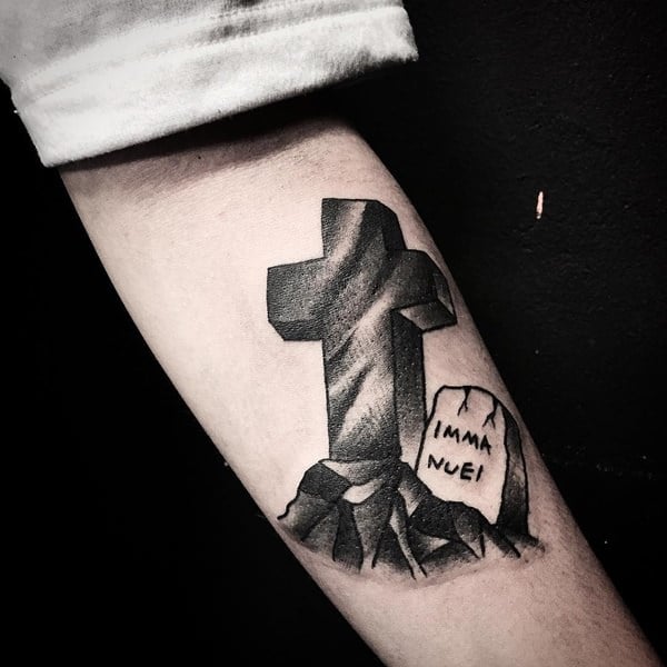 Cross tattoo design, idea 64