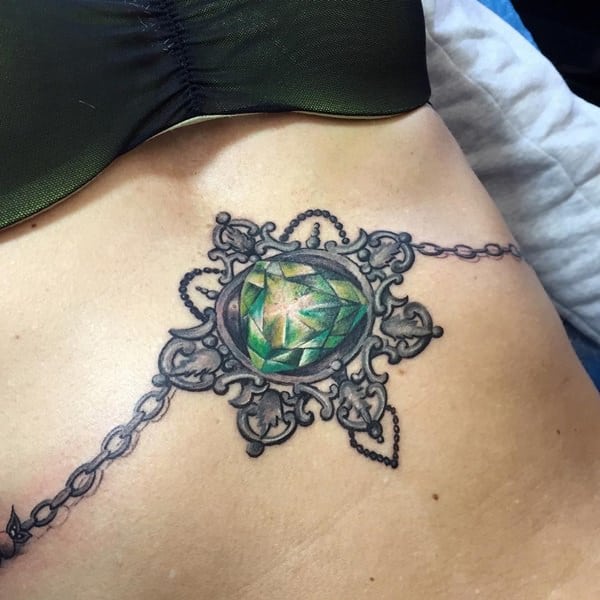 Sternum tattoos design, idea 45