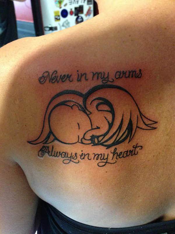 Baby tattoo designs for mom design, idea 39