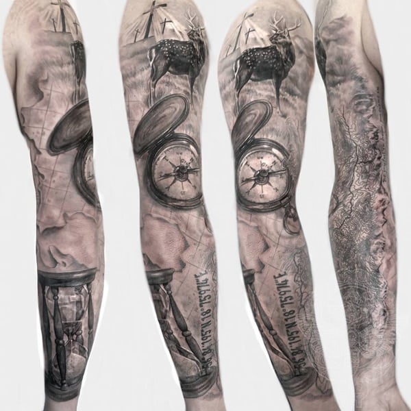 Hunting tattoos design, idea 41