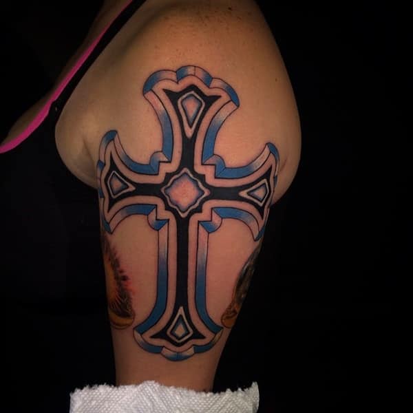 Cross tattoo design, idea 66