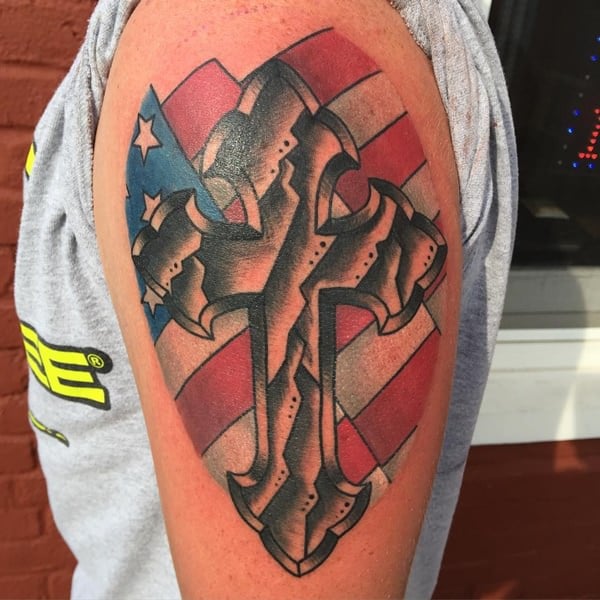 Cross tattoo design, idea 68