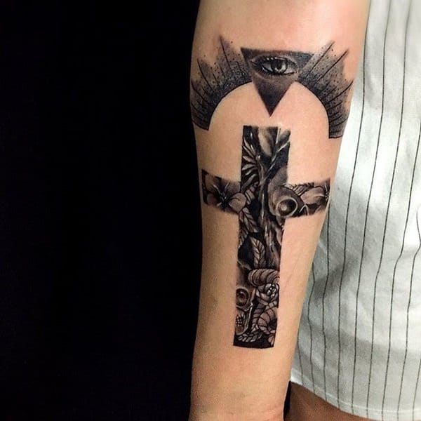 Cross tattoo design, idea 70