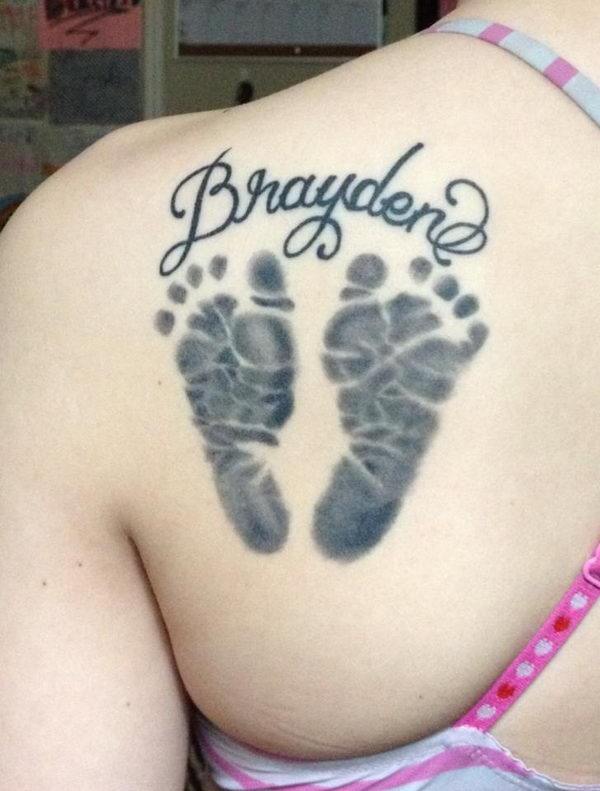 Baby tattoo designs for mom design, idea 45